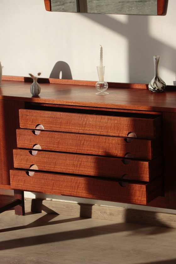 Image 1 of Large Scandinavian teak sideboard – Danish design – 1960s