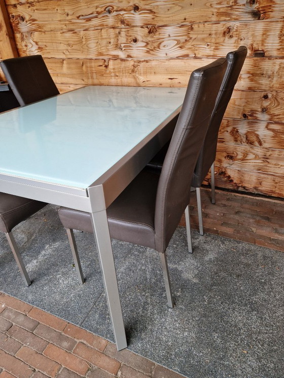 Image 1 of Mesa de comedor (Calligaris) con 4 sillas