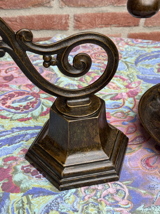 Image 1 of ⚖️ Tuscan Brass Scale | Italy | 1930–1940