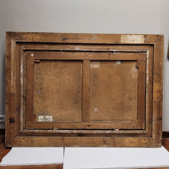 Image 1 of “Paesaggio fluviale” di Antonio Cánovas del Castillo y Vallejo, firmato Vascano, inizi del XX secolo – Spagna