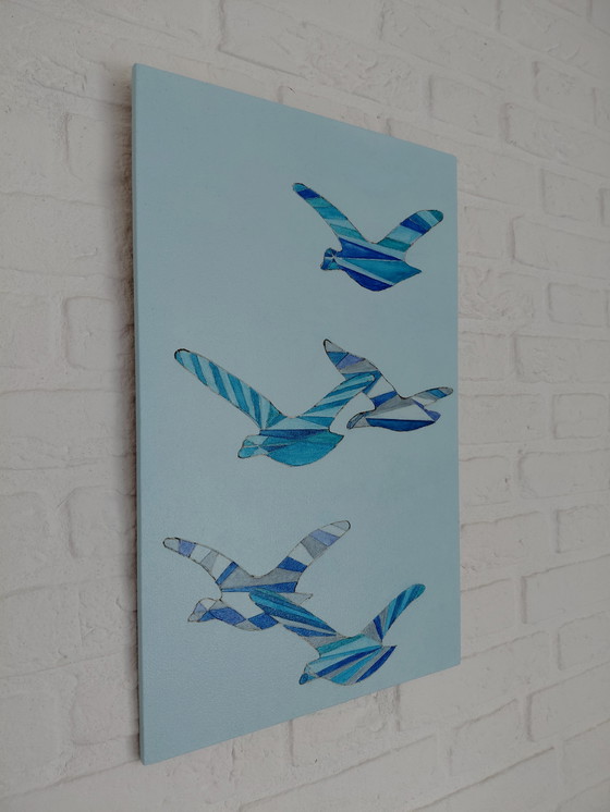 Image 1 of “Fragment Birds in Flight” Gallery Suncorner
