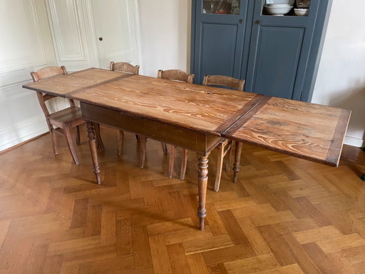 Table à rallonge atmosphérique French Countryside