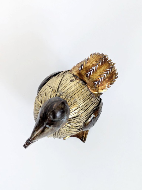 Image 1 of Brutalist Mixed Metal Dodo Sculpture Brass Copper 1960s Sergio Bustamante Style MCM