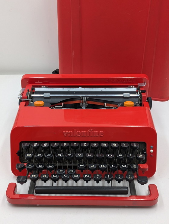 Image 1 of Ettore Sottsass - Olivetti - Valentine - Typewriter - 1970-1980