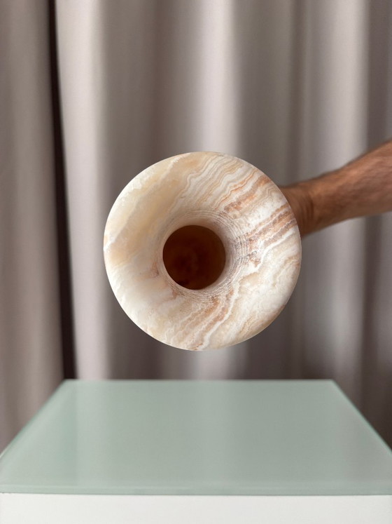 Vase, Marble, Beige and Brown (photo 10 of 10)