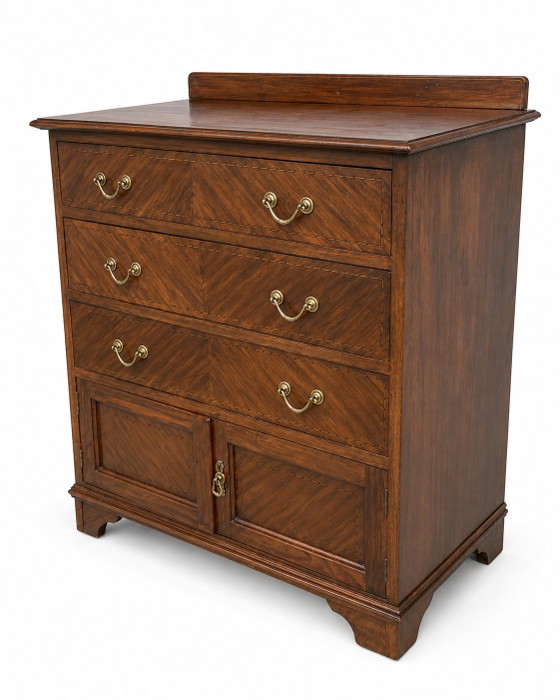 19th Century Chippendale Georgian Commode – Chest of drawers, Wood (photo 3 of 9)