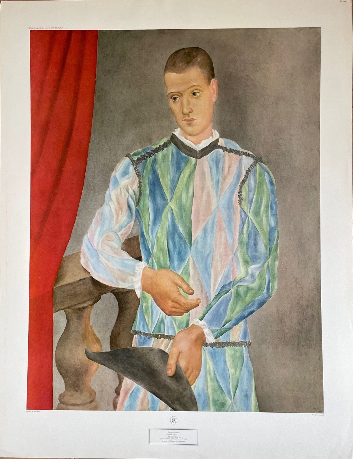 Pablo Picasso (1881-1973), Harlequin, 1917, Copyright The Pablo Picasso (1881-1973), Harlequin, 1917, Copyright The