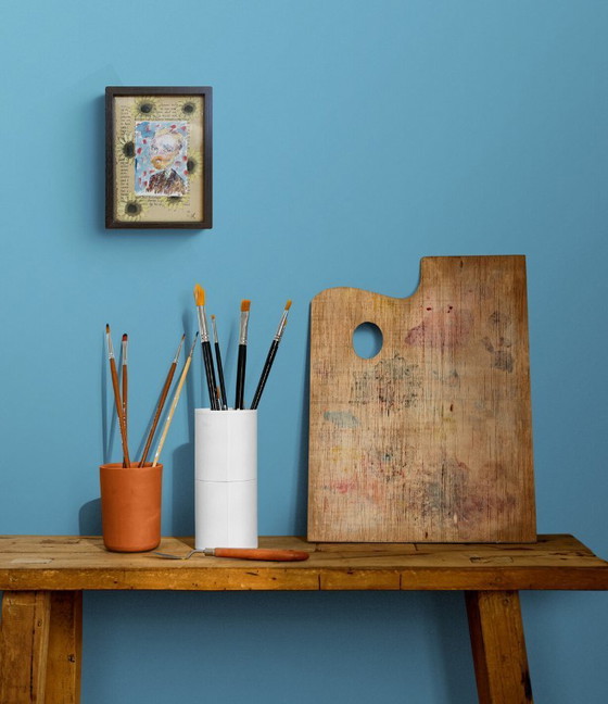 Image 1 of VAN GOGH AVEC DES POINTS ROUGES ET DES FLEURS DE SOLEIL