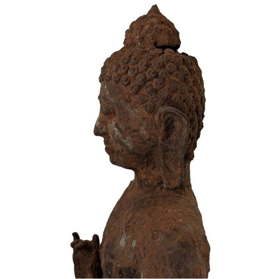 Antique bronze Buddha statue – Burma, 17th-18th century – Sculpture (photo 15 of 16)