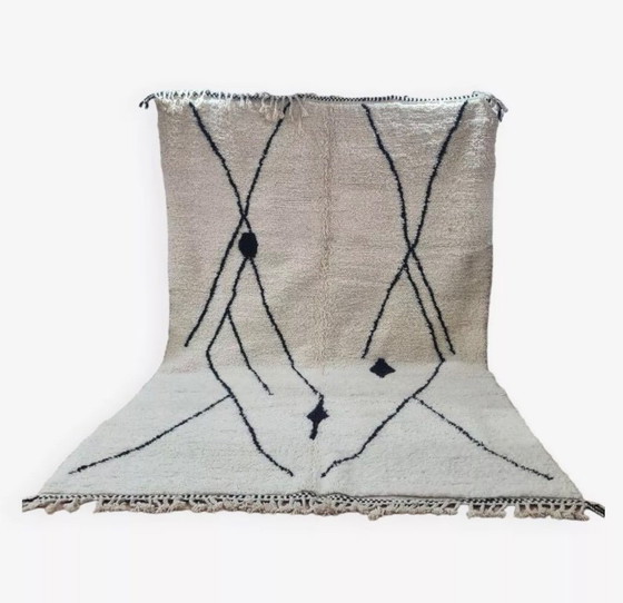 Image 1 of Handgefertigter Berberteppich aus Wolle 300X200 cm