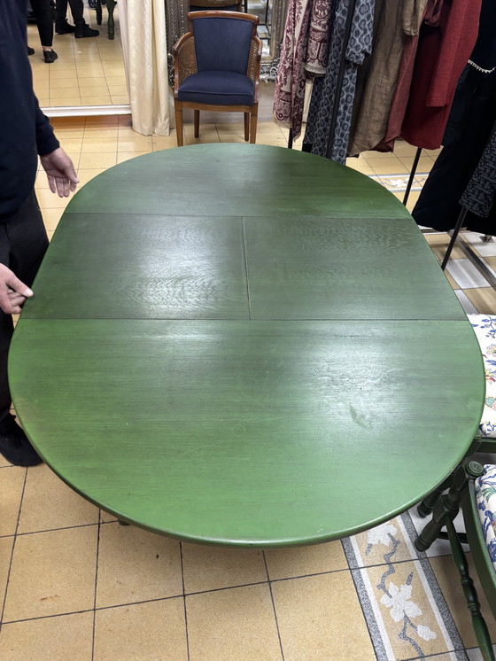 Image 1 of landelijke Inklapbare eettafel met 4 stoelen
