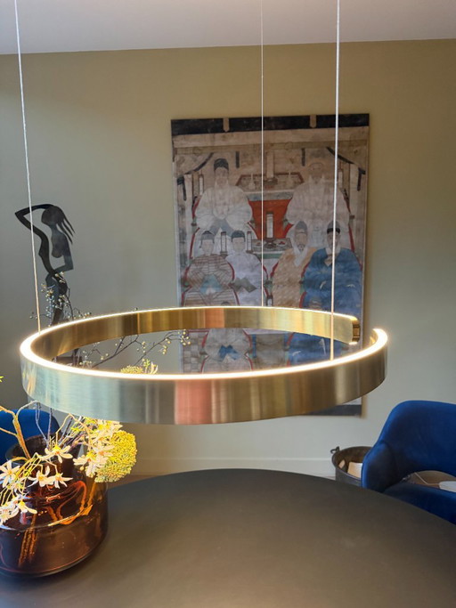 Occhiol, Lampada a Sospensione Mito Sospeso 60, Colore Oro Opaco – hanglampen, Metal