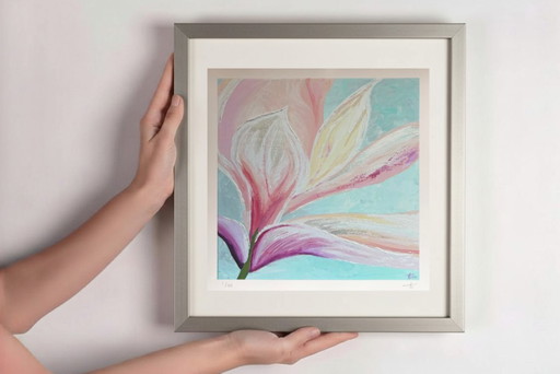 Mother's Day gift – Fine art print flower (30×30 cm, limited & signed)