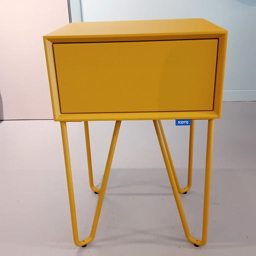 Auping Pixel bedside table mustard