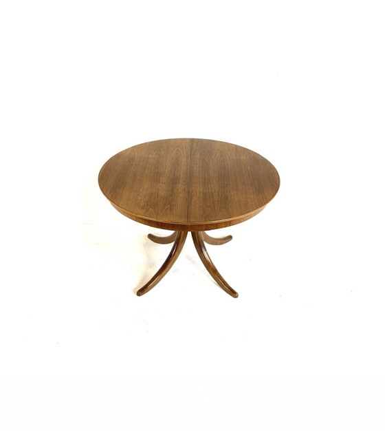 Image 1 of Vintage extendable teak dining table '60