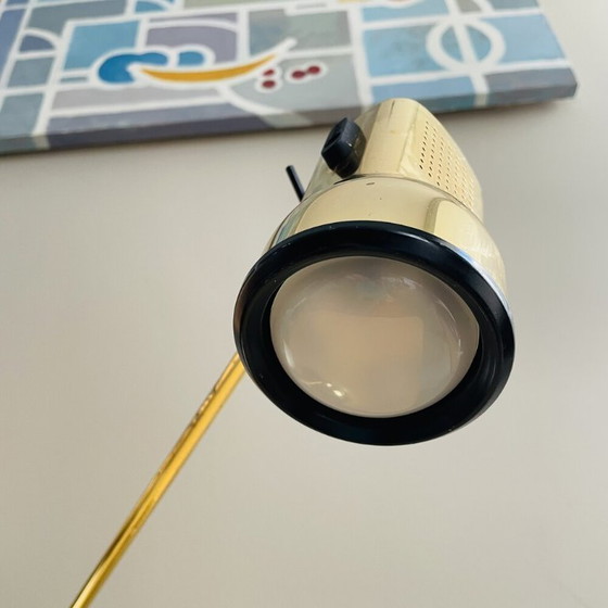 Image 1 of Portuguese postmodern articulated metal desk lamp, 1980s