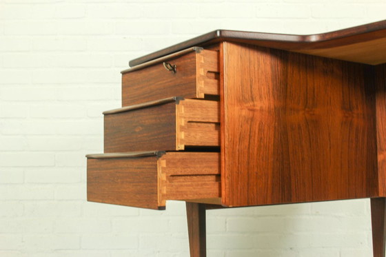 Image 1 of Escritorio 'Boomerang' de Peter Løvig Nielsen de los años 60 Hedensted Møbelfabrik