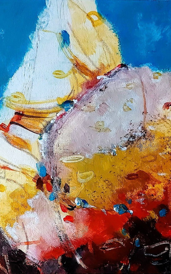 Image 1 of Acryl Mixed Media - Egg Yolk