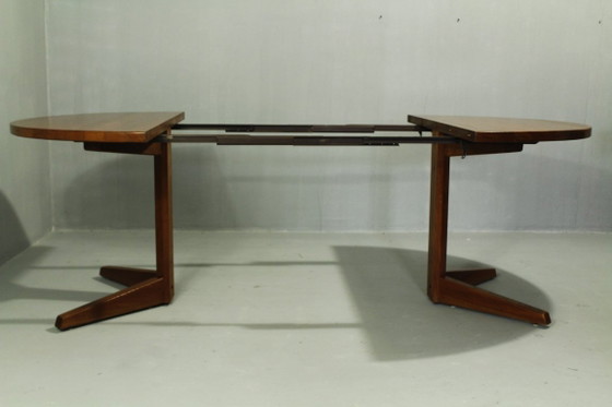 Image 1 of Danish Teak Extendable Dining Table, 1980s