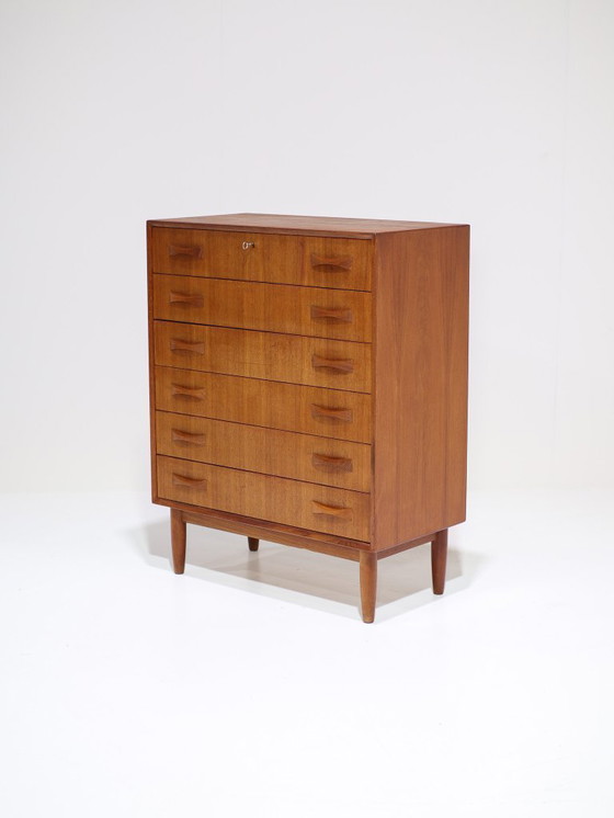 Image 1 of Cassettiera alta in teak danese vintage anni '60