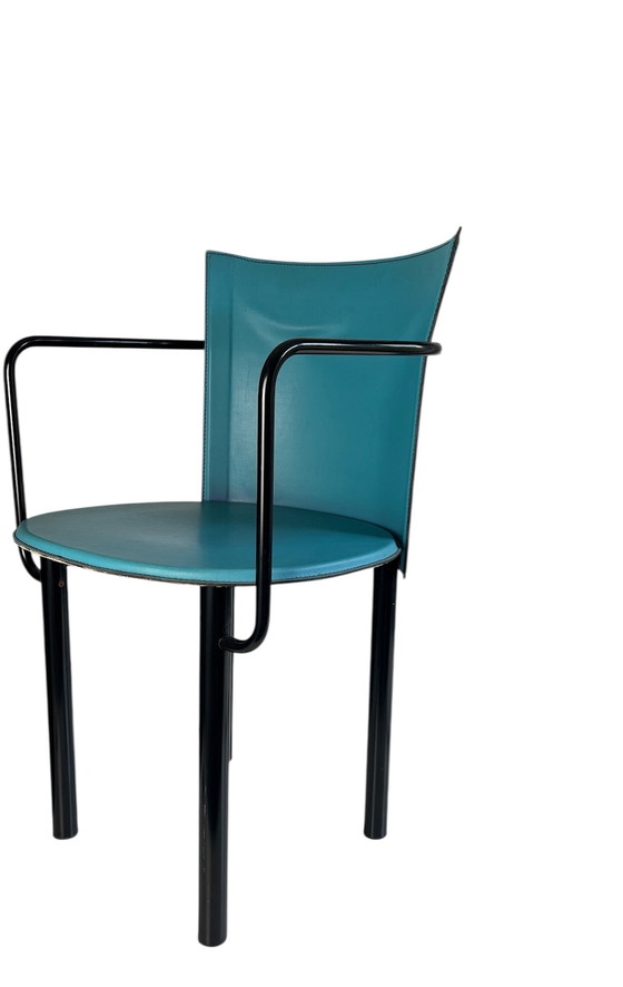 Image 1 of 4 sillas de comedor posmodernas, Enrico Pellizzoni, Italia