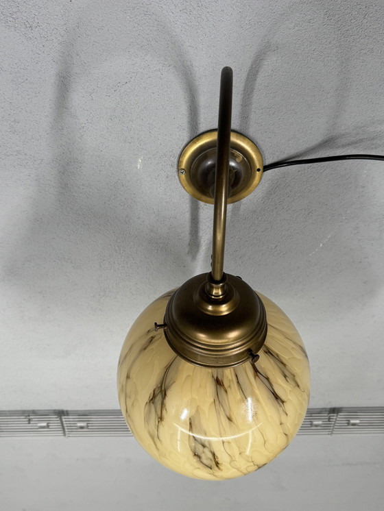 Image 1 of Suggestiva lampada da parete vintage marmorizzata di AGI Verlichting (Almelo)