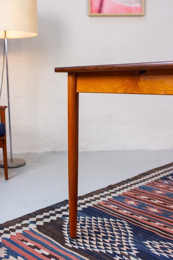 Image 1 of Vintage teak dining table, Danish Mid Century 1960s