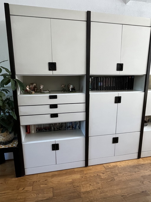 Vintage kast 3 delig 281,5 x 214,0 x 43,0 (hxbxd) – wandkast, Wood (photo 2 of 5)