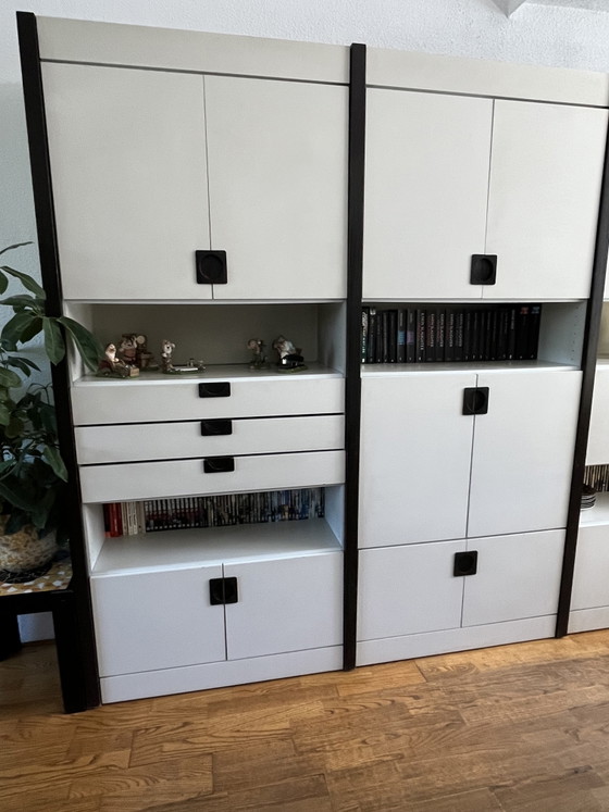Vintage kast 3 delig 281,5 x 214,0 x 43,0 (hxbxd) – Wandkast, Wood (photo 2 of 5)