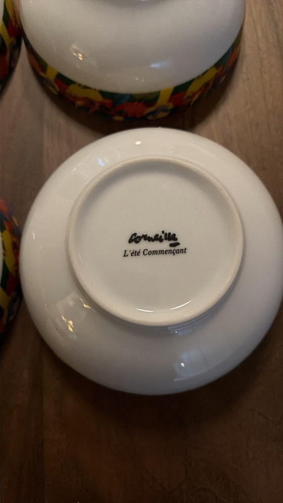 4 Corneille breakfast bowls #design vgc, Crockery, Porcelain, Multi Color (photo 5 of 9)