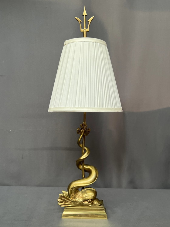 Lampe de table. Bronze massif. (photo 6 of 6)