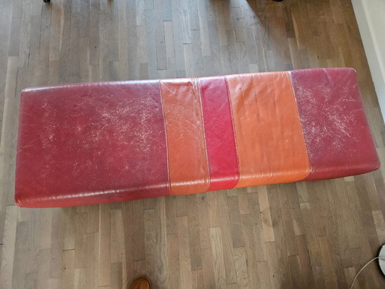 Image 1 of Puf Roche Bobois 4 tonos de rojo