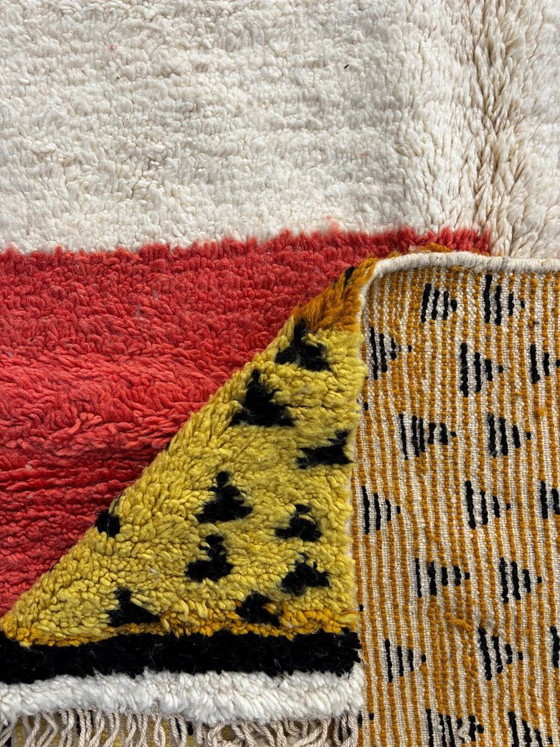 Image 1 of Colorful Moroccan Wool Rug 160x240 cm – Handwoven Berber Carpet, Modern Abstract Boho Style, Authentic Wool Area Rug