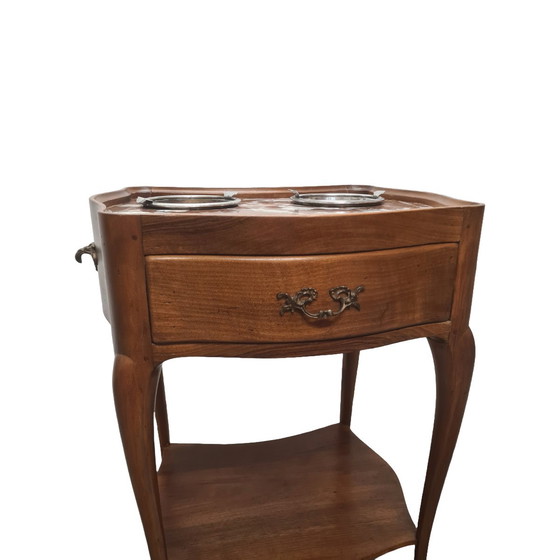 Image 1 of Antique French Louis XV Style Rafraichissoir Table, 19th Century