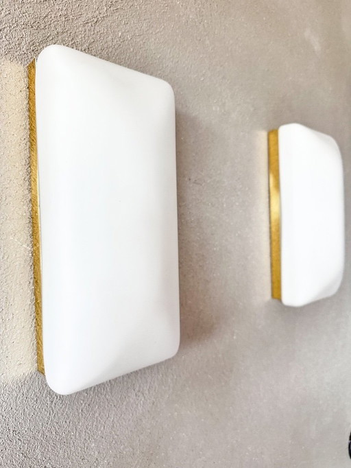 Paire d'appliques murales vintage