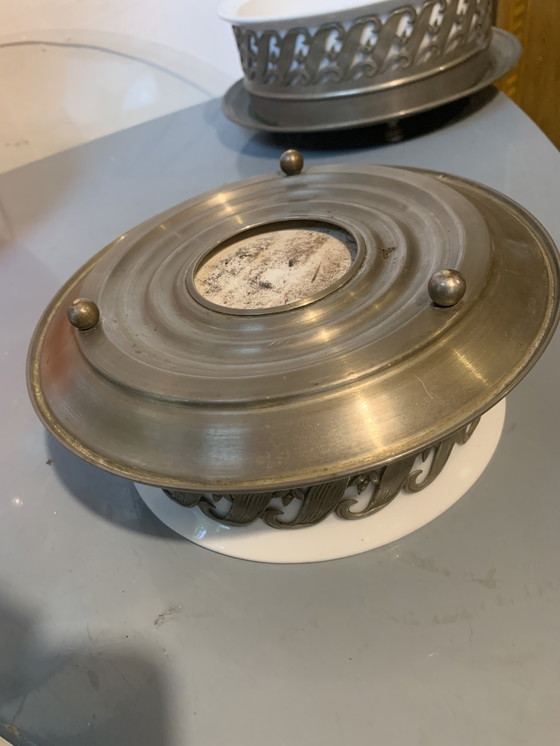 Image 1 of ciotole di frutta in stile Art Nouveau