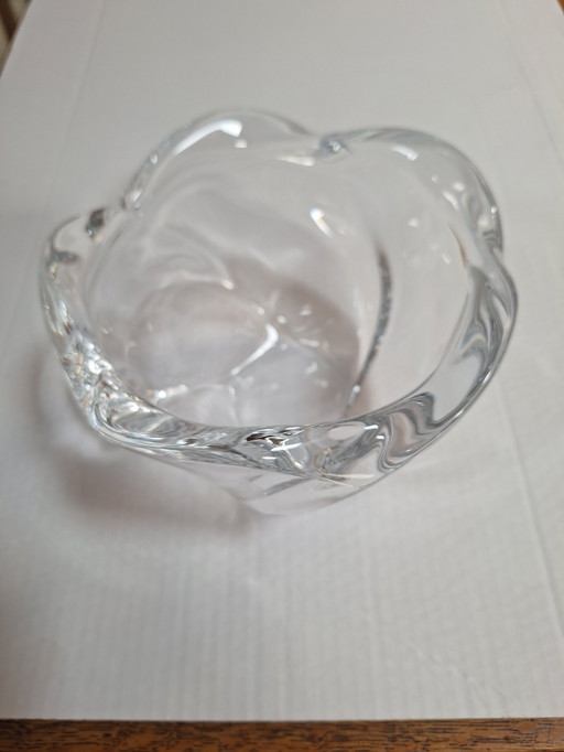 Large crystal bowl Royal Copenhagen