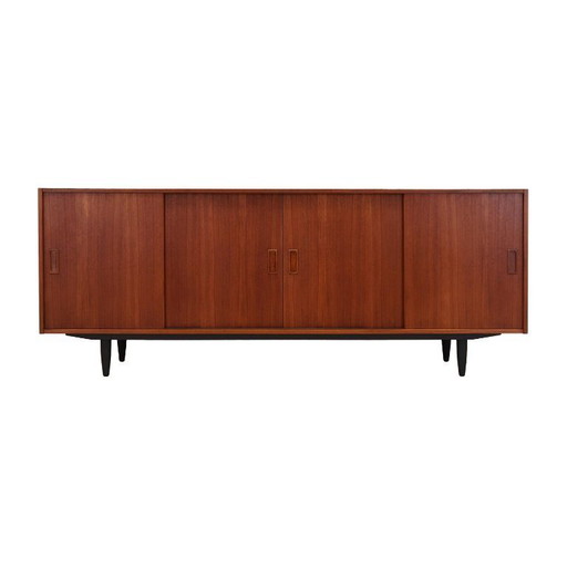Teak sideboard, Danish design, 1970s, production: Denmark