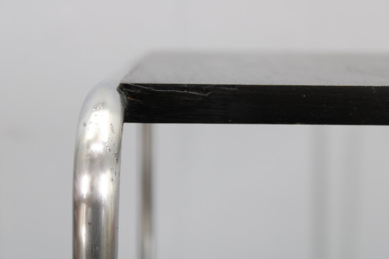 Image 1 of 1930s Marcel Breuer Bauhaus Tubular Console Table , Model B12, Czechoslovakia