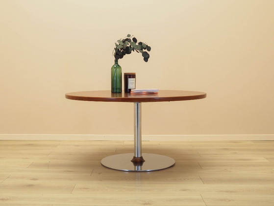 Image 1 of Table basse ronde en palissandre, design danois, années 1970, fabriquée au Danemark