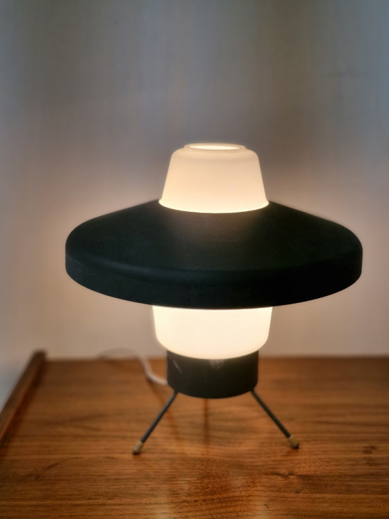 Lampada da tavolo Vintage Philips NX35 – Louis Kalff – Anni '50 – Lampade da tavolo, Glass, Metal (photo 14 of 14)