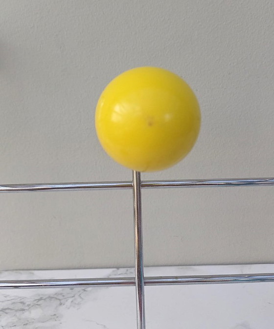 Vintage Coat rack Sputnik style - Space Age / Atomic Style - Door hanger – Metal, Plastic (photo 3 of 5)