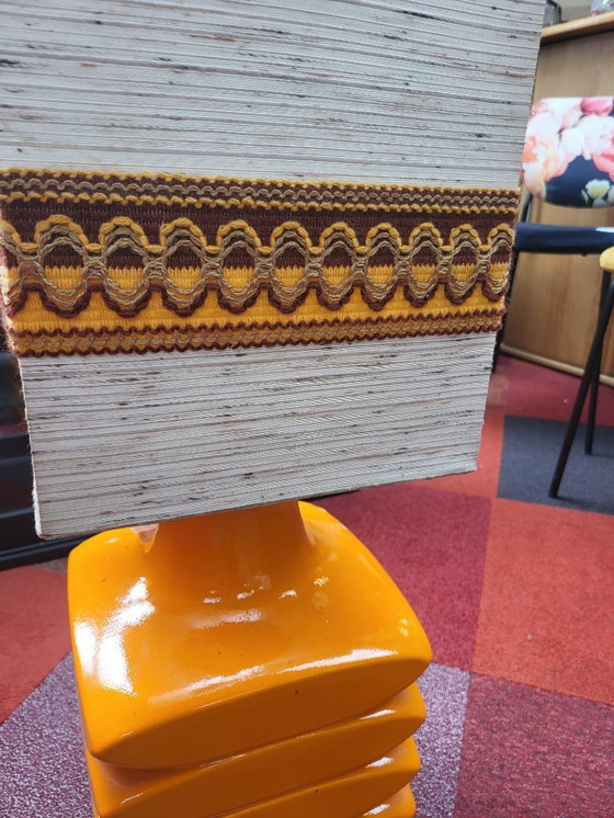 Image 1 of Cari Zalonni lamp Facette standing vintage 70's