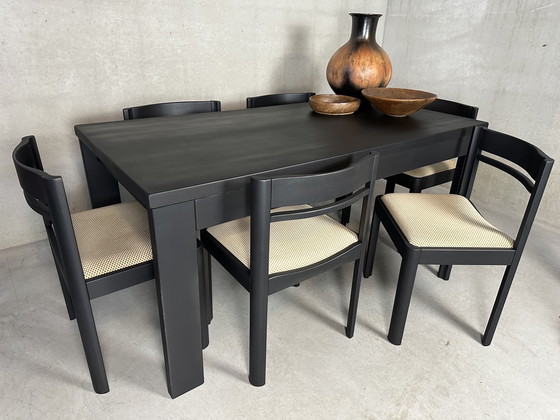 Image 1 of Vintage 1970'S Brutalist Dining Room Set