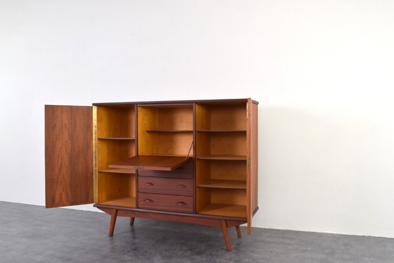 Image 1 of Mid-Century Danish Teak Highboard, 1960s.
