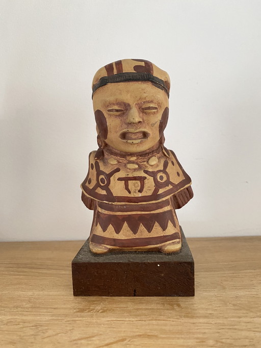 Ceremonieel terracotta beeldje – Veracruz-cultuur