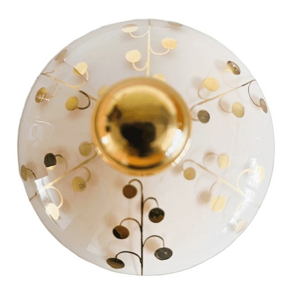 Image 1 of Scatola per gioielli in vetro rosa chiaro De Rupel 1950