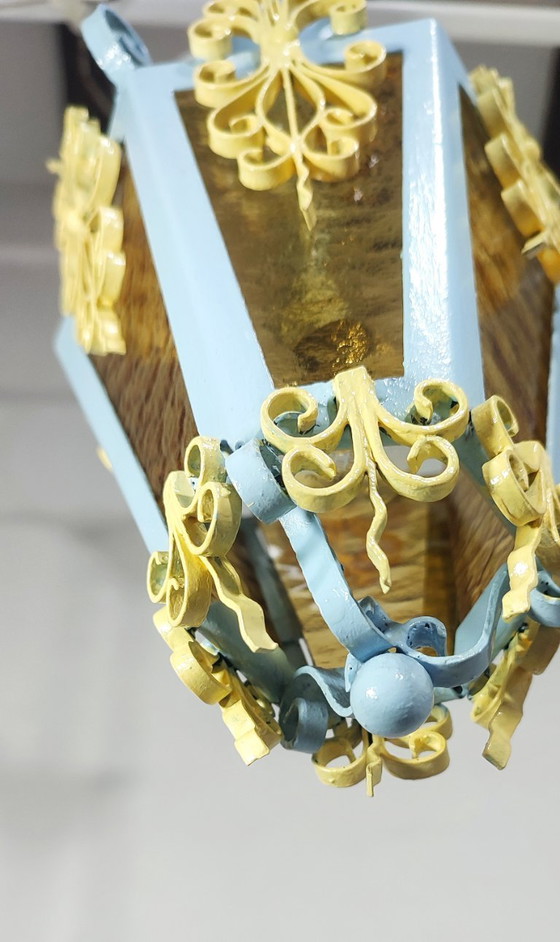 Image 1 of Deckenlampe oder Laterne, Spanien, 1980er Jahre