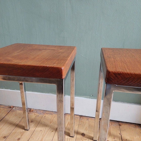Image 1 of Set of 2 vintage side tables