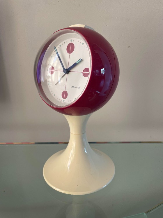 Horloge vintage Space Age avec fonction alarme – Blessing, Pendules, Plastic (photo 9 of 11)